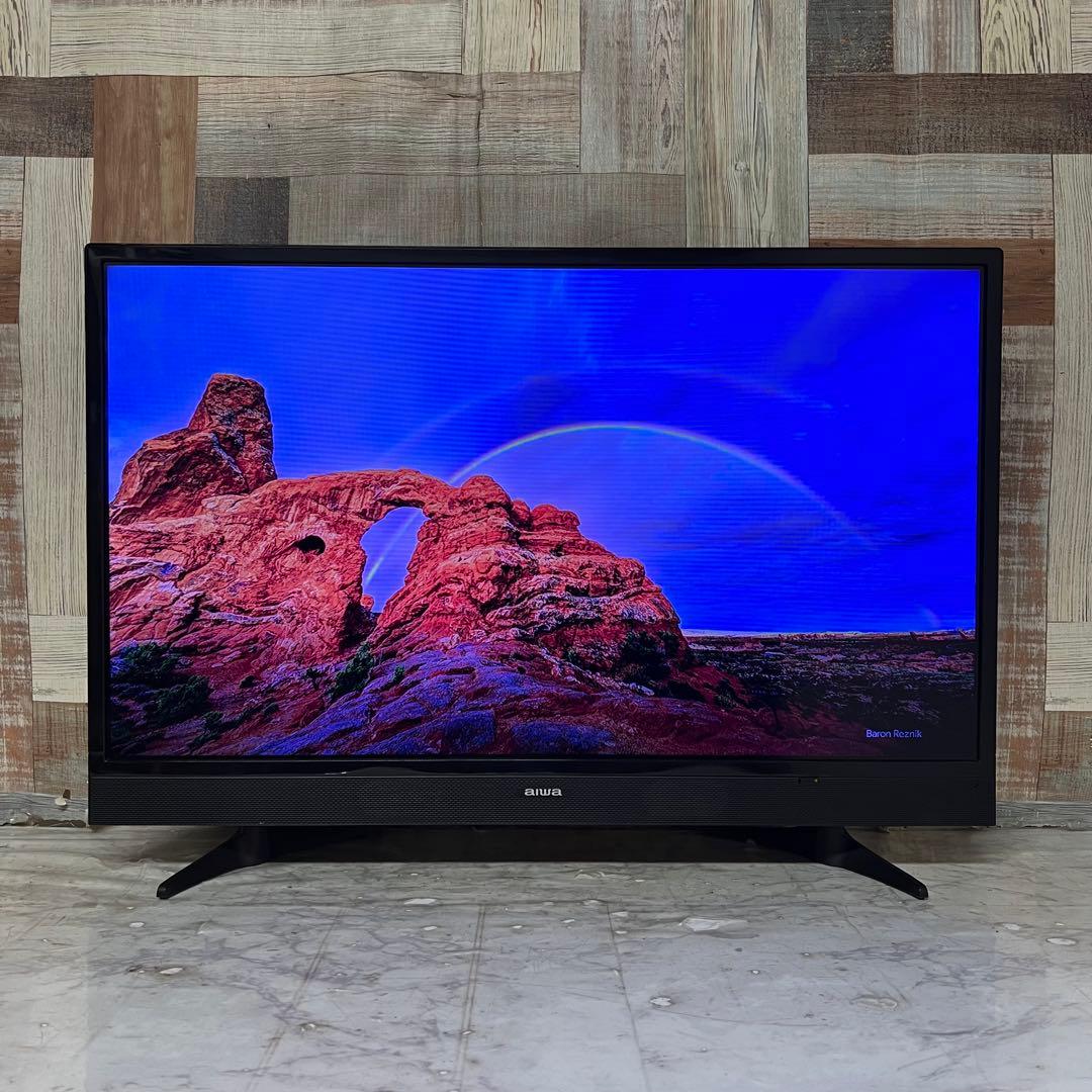 全国送料込❣️aiwa32V型地デジ・BS・CSWチューナー裏番組録画対応テレビ