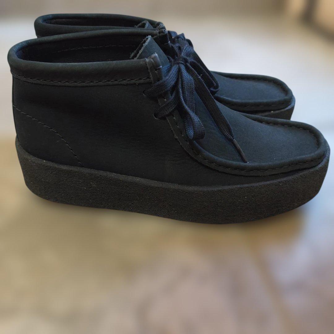 t*y様 厚底 CLARKS W WALLABEE CUP BOOT 黒