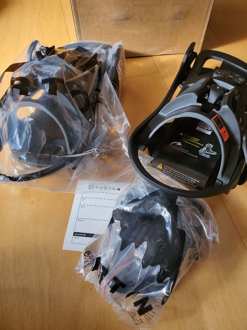 メンズ　バートン ステップオン スプリット バインディング　ブラック　L