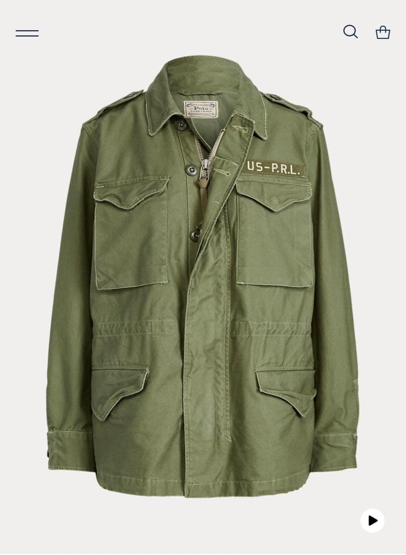 断捨離中新品✨️ポロラルフローレン ミリタリージャケット Mサイズ