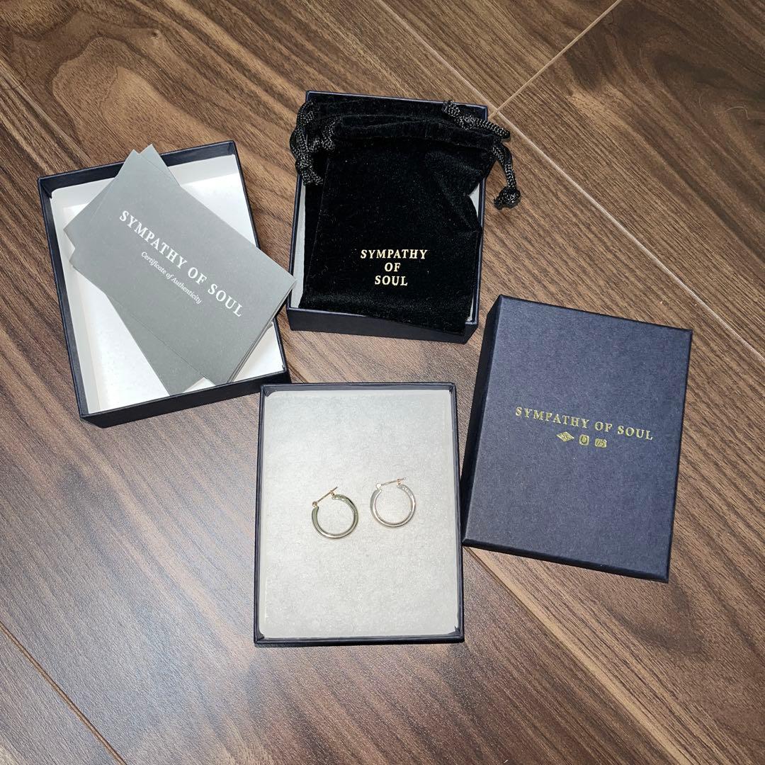 専用　[SYMPATHY OF SOUL] プレーンフープピアス　両耳