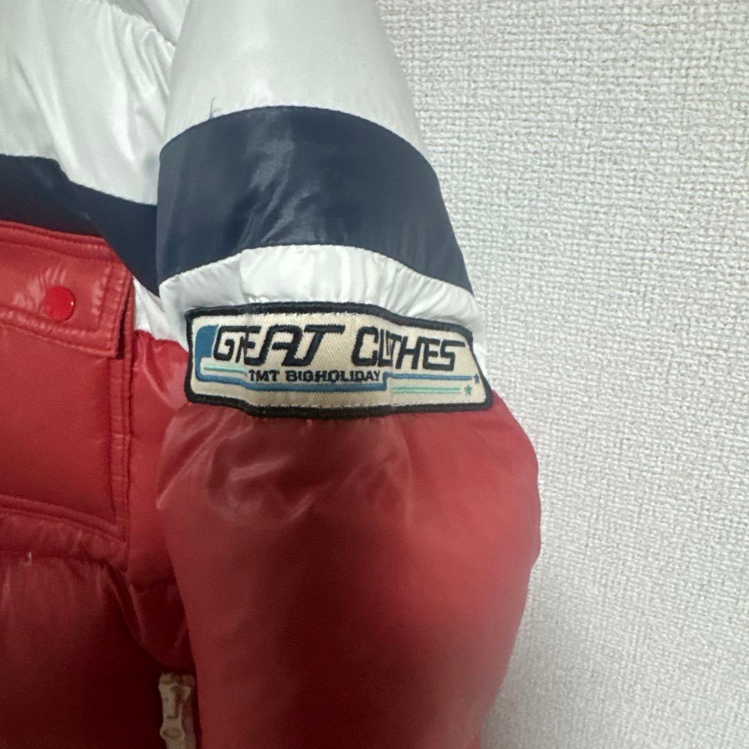 美品！！TMT赤白ダウンジャケット