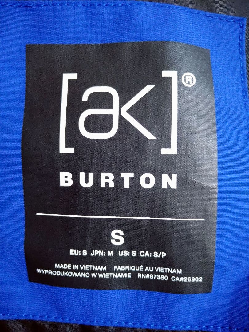24-25 バートン ak サイクリック GORE-TEX ジャケット S