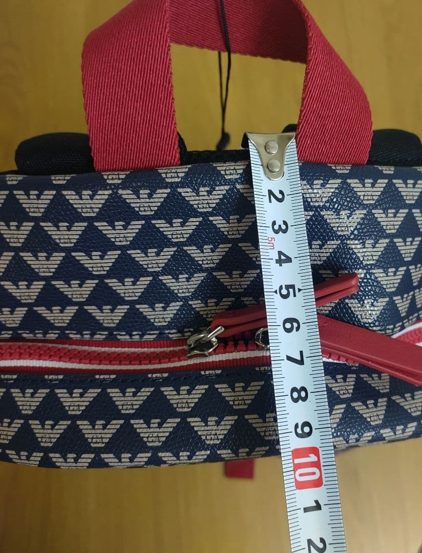 Emporio Armani リュック ネイビー/レッド