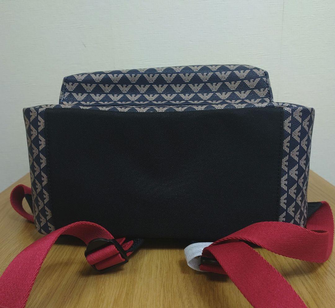 Emporio Armani リュック ネイビー/レッド