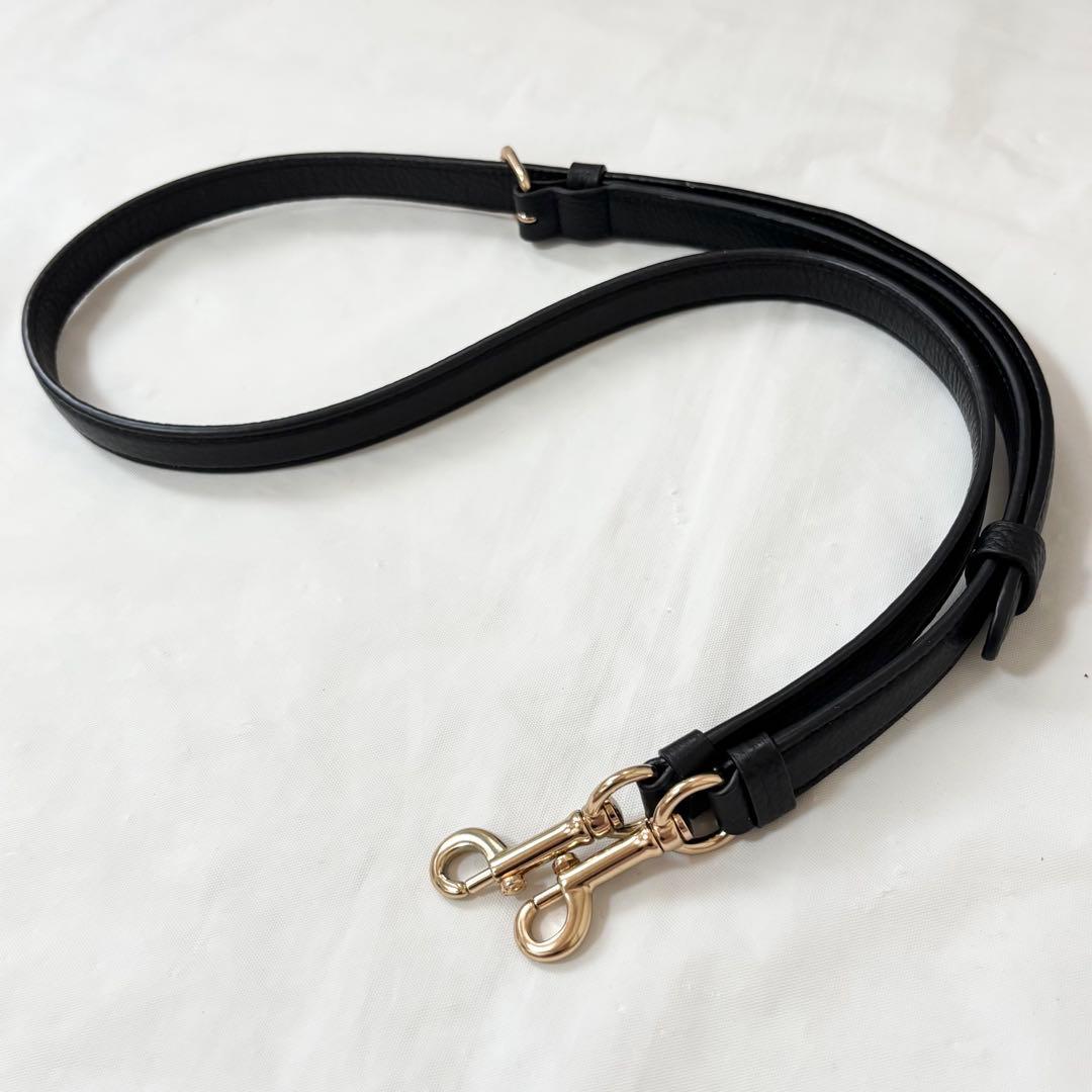 未使用級✨COACH コーチ・2wayバッグ レザー ターンロック ブラック