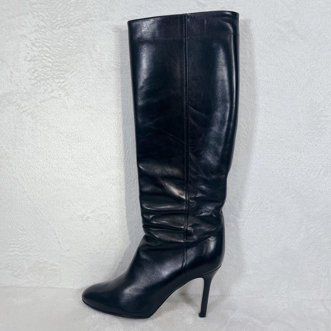 定価13万❗️ペリーコ METRO ロングブーツ 8cm BLACK 38