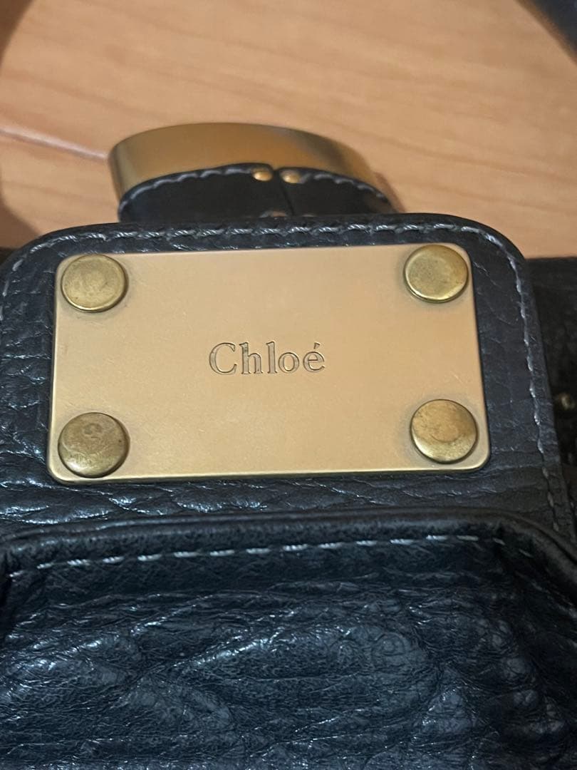 [最安値] Chloe クロエ　パディントンバッグ　南京錠　レザー　黒　ブラック
