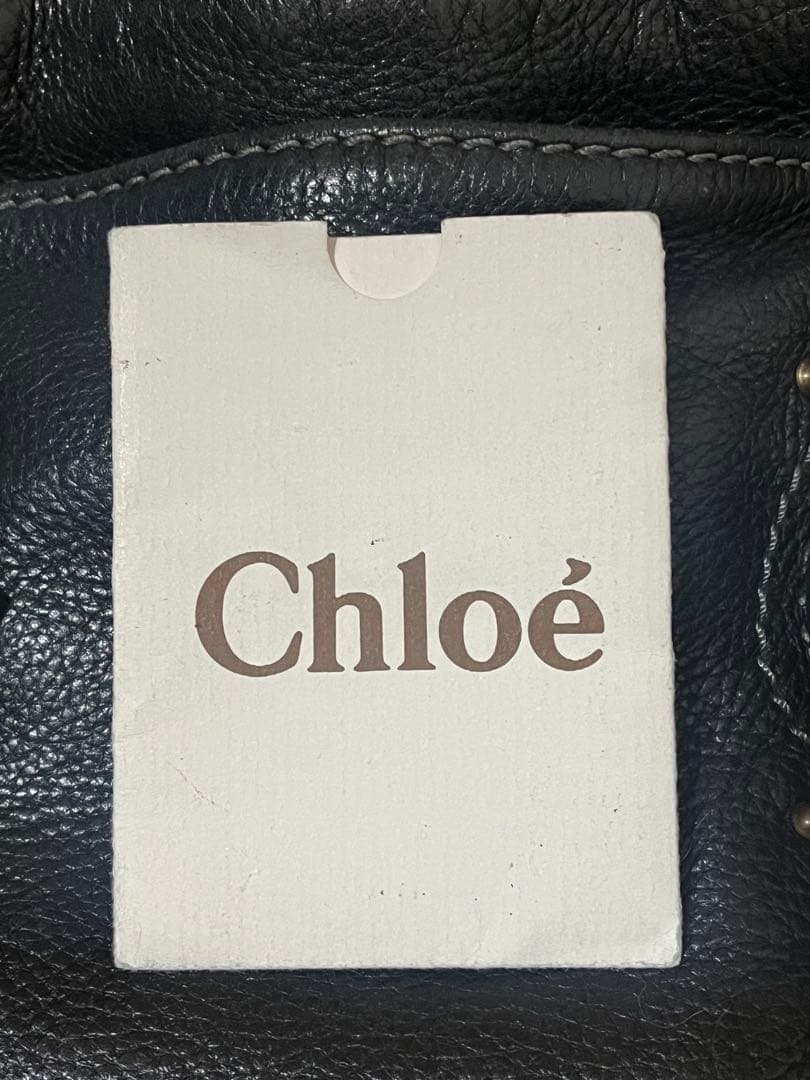 [最安値] Chloe クロエ　パディントンバッグ　南京錠　レザー　黒　ブラック