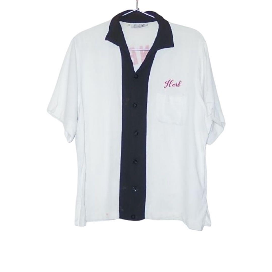 ▪️50‘s KING LOUIE ボーリングシャツ ロブスター レーヨン 半袖