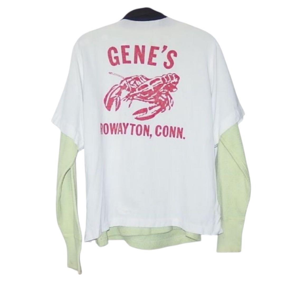 ▪️50‘s KING LOUIE ボーリングシャツ ロブスター レーヨン 半袖