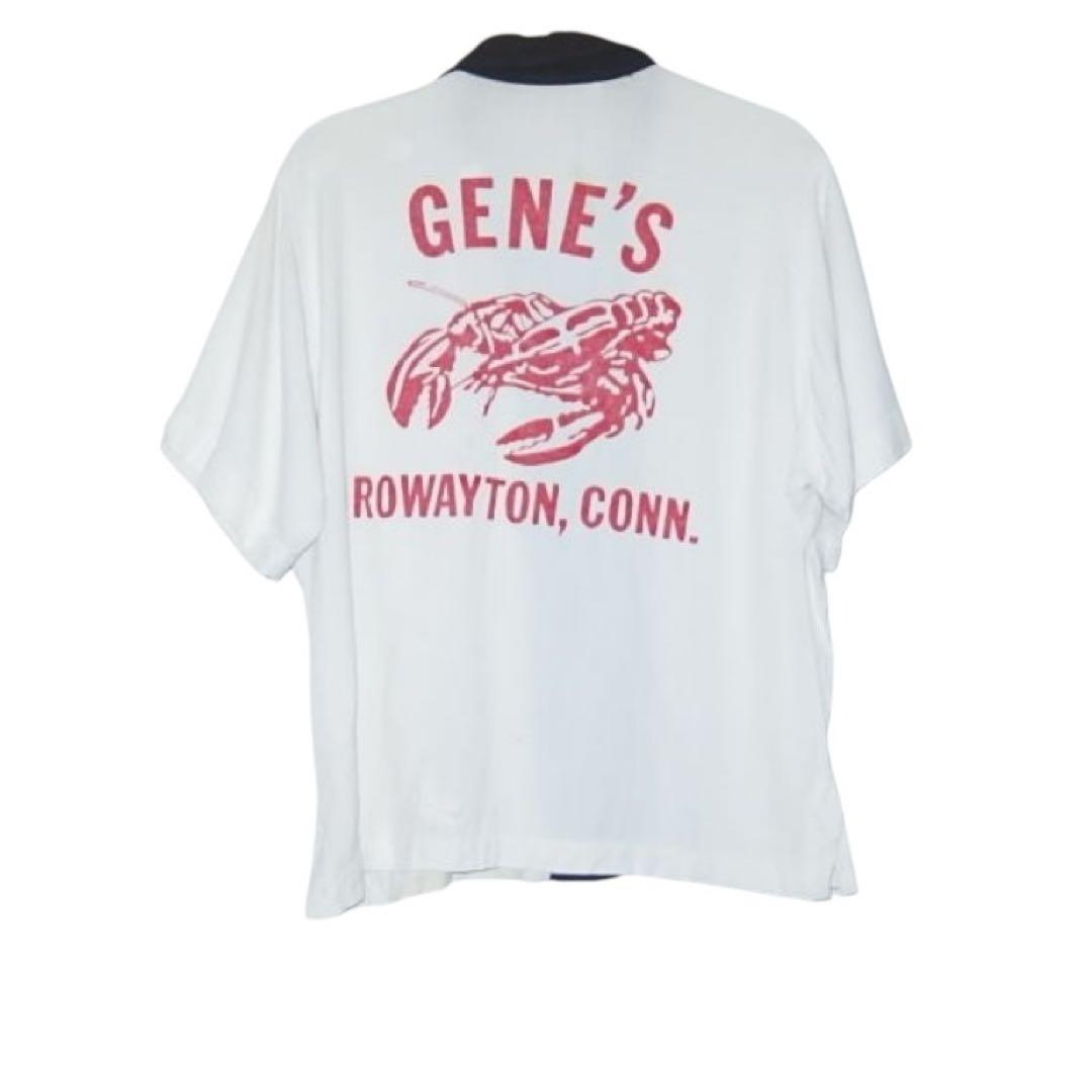 ▪️50‘s KING LOUIE ボーリングシャツ ロブスター レーヨン 半袖