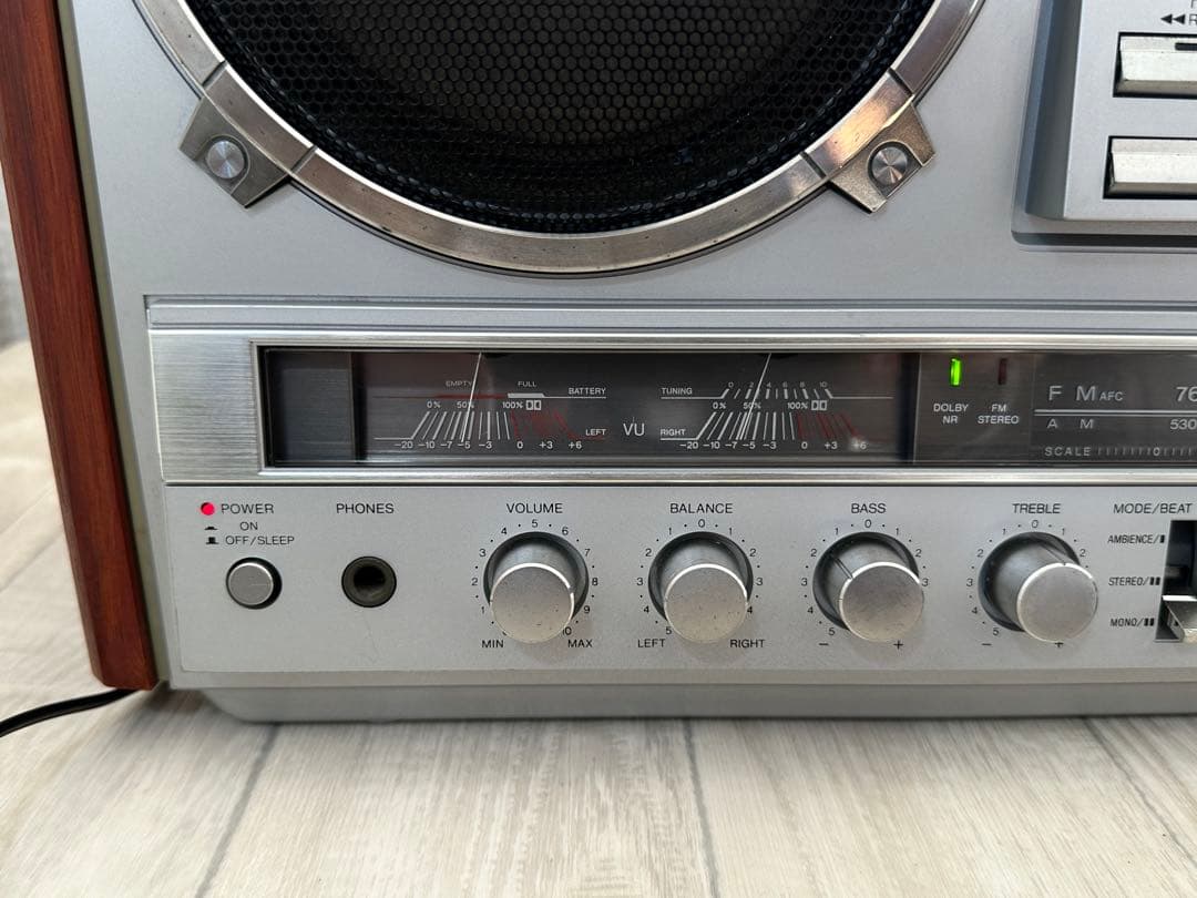 動作品Nationalナショナル 大型ラジカセ RX-7000 昭和レトロ 名機