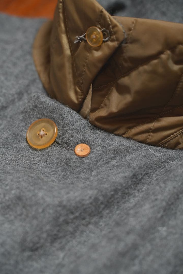 kolor アルパカ　シャギーコート　リバーシブル