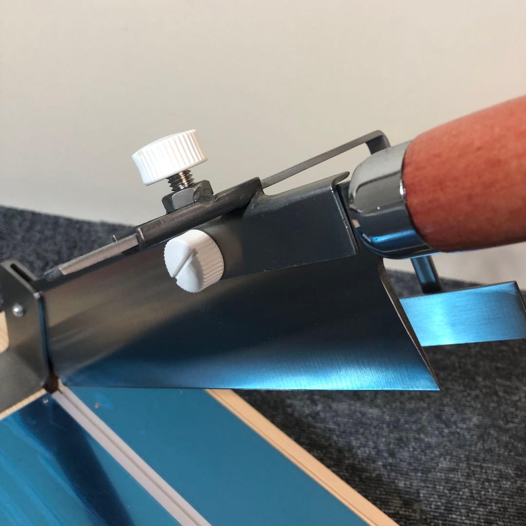 【新品未使用】ナガノ産業 ステンレスもち切りおまかせカッター（トレー＆のし棒付）