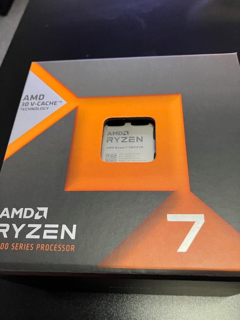 CPU AMD Ryzen 7 7800X3D プロセッサー中古