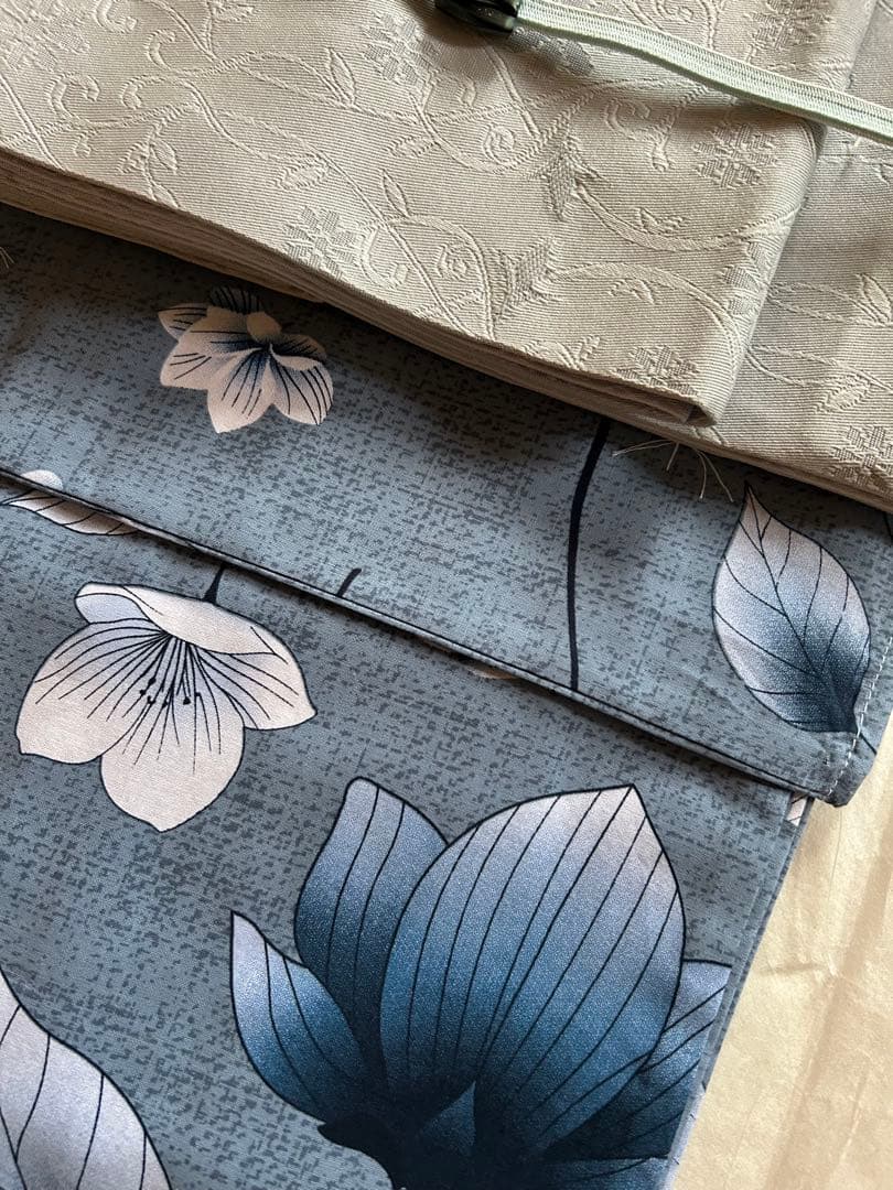 新品 未使用⭐︎大人の浴衣と半幅帯のセット⭐︎最新の紋様⭐︎爽やかなモダンなお色