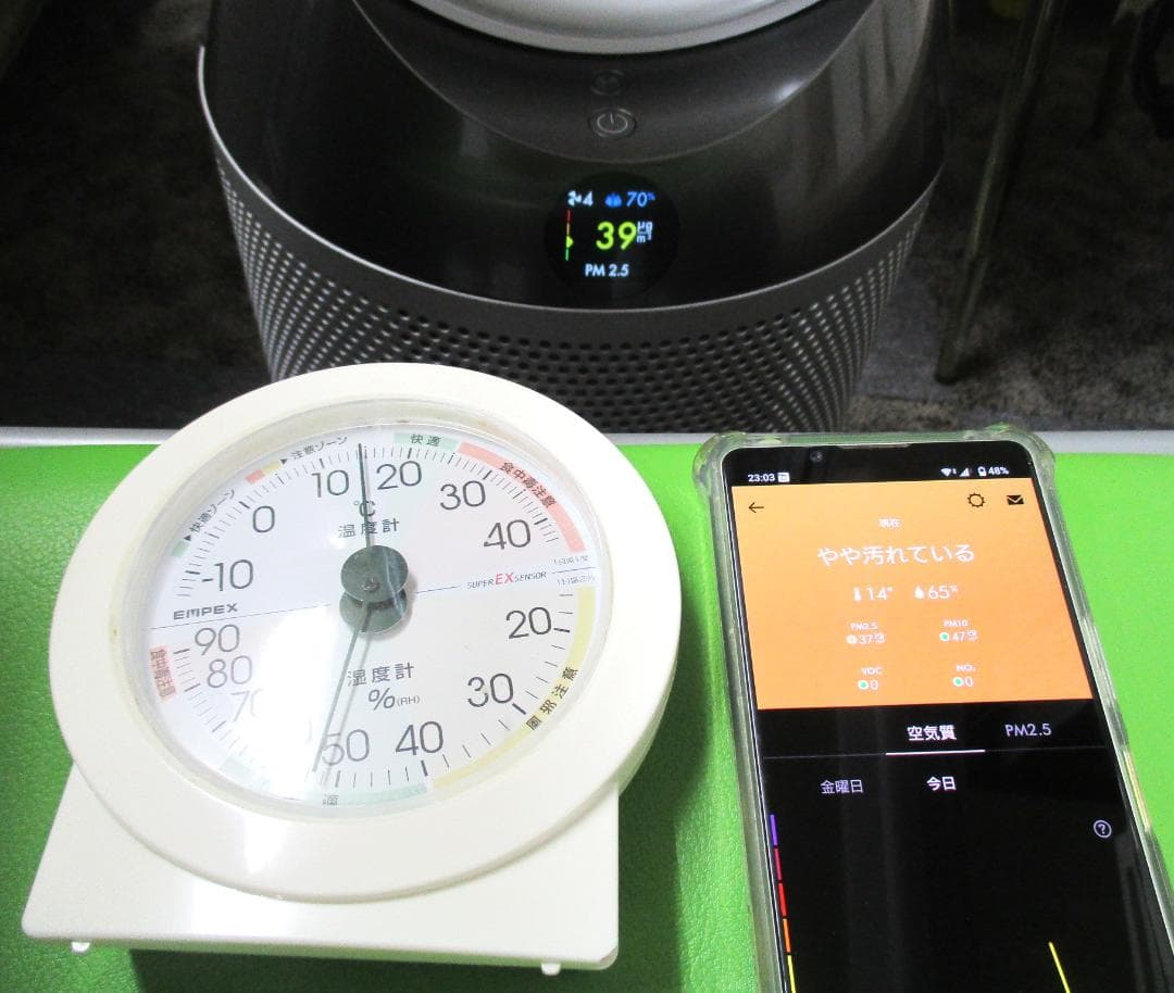 美品　Dyson Pure Humidify+Cool 加湿空気清浄機　PH01