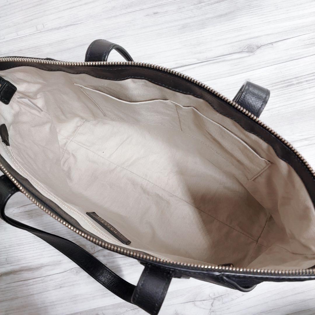 BALLY トートバッグ レザー 黒 シボ革 A4 肩掛 ゴールド 通勤 スーツ