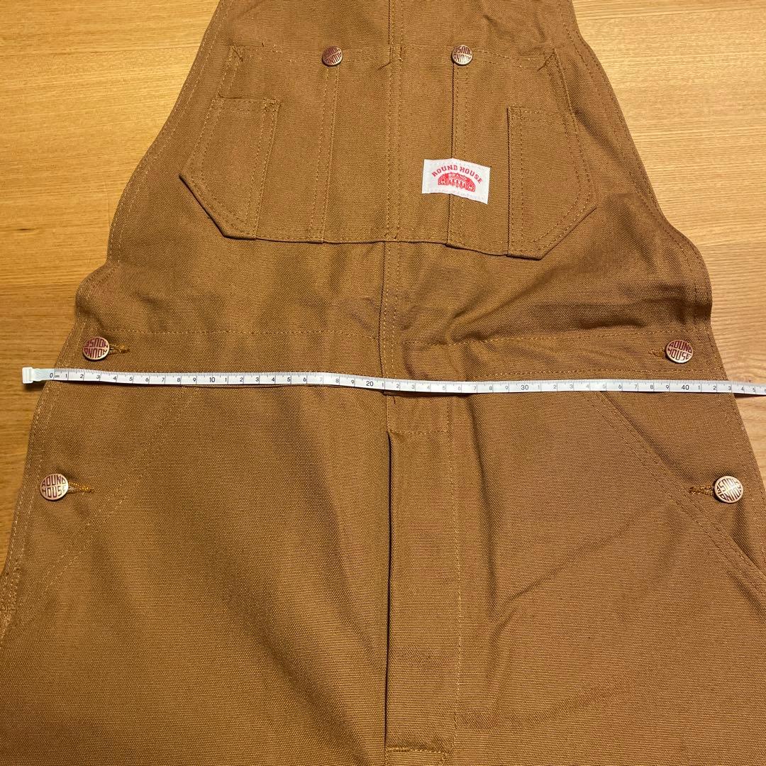 ラウンドハウス オーバーオール　W30/L32　ダック地 ダブルニー　米国製