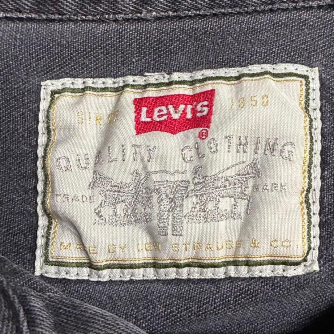 LEVI'S/リーバイス 90s ブラックデニムシャツ Lサイズ