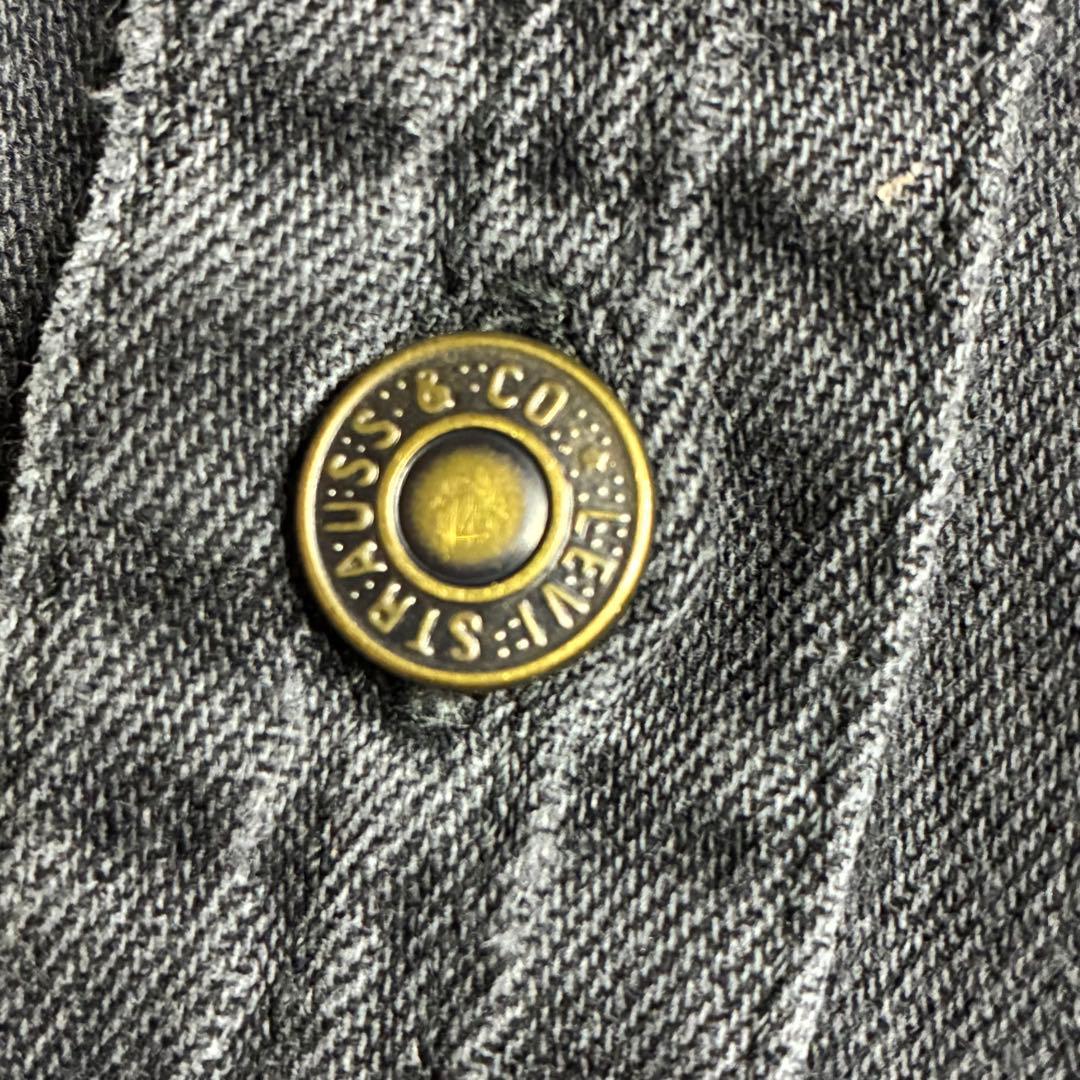 LEVI'S/リーバイス 90s ブラックデニムシャツ Lサイズ