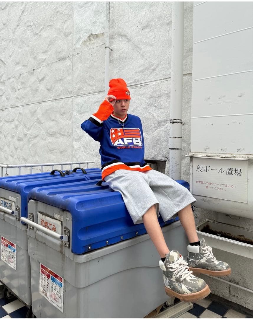 AFB HOCKEY JERSEY シャツ　かつき着用