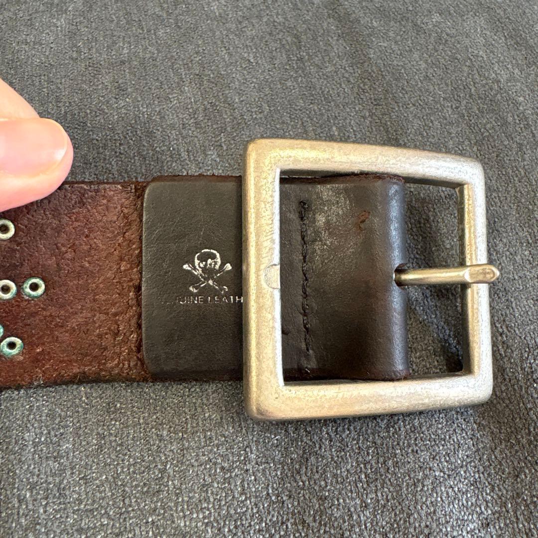HTC風 レザー スタッズ ベルト
