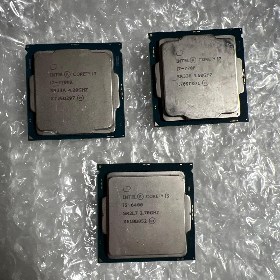 Core i7-7700 i5-6400 i7-7700k CPUセット