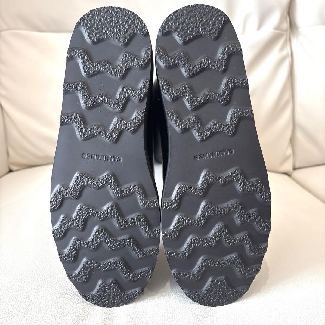 CAMINANDO ライディング ロングブーツ　ブラック　本革 サイズ7