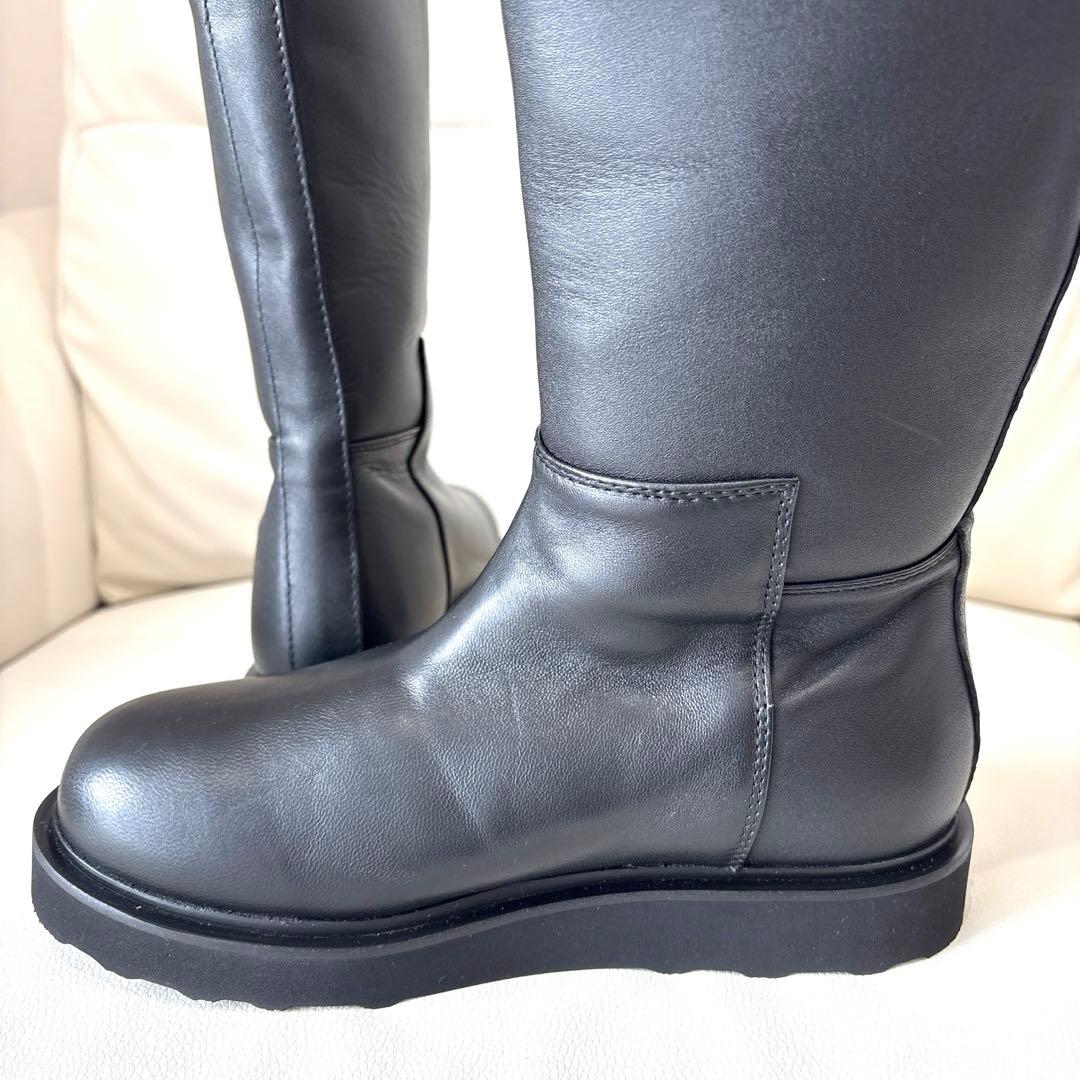CAMINANDO ライディング ロングブーツ　ブラック　本革 サイズ7