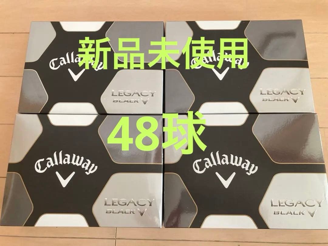 新品未使用　ゴルフボール　Callaway LEGACY BLACK V 48球