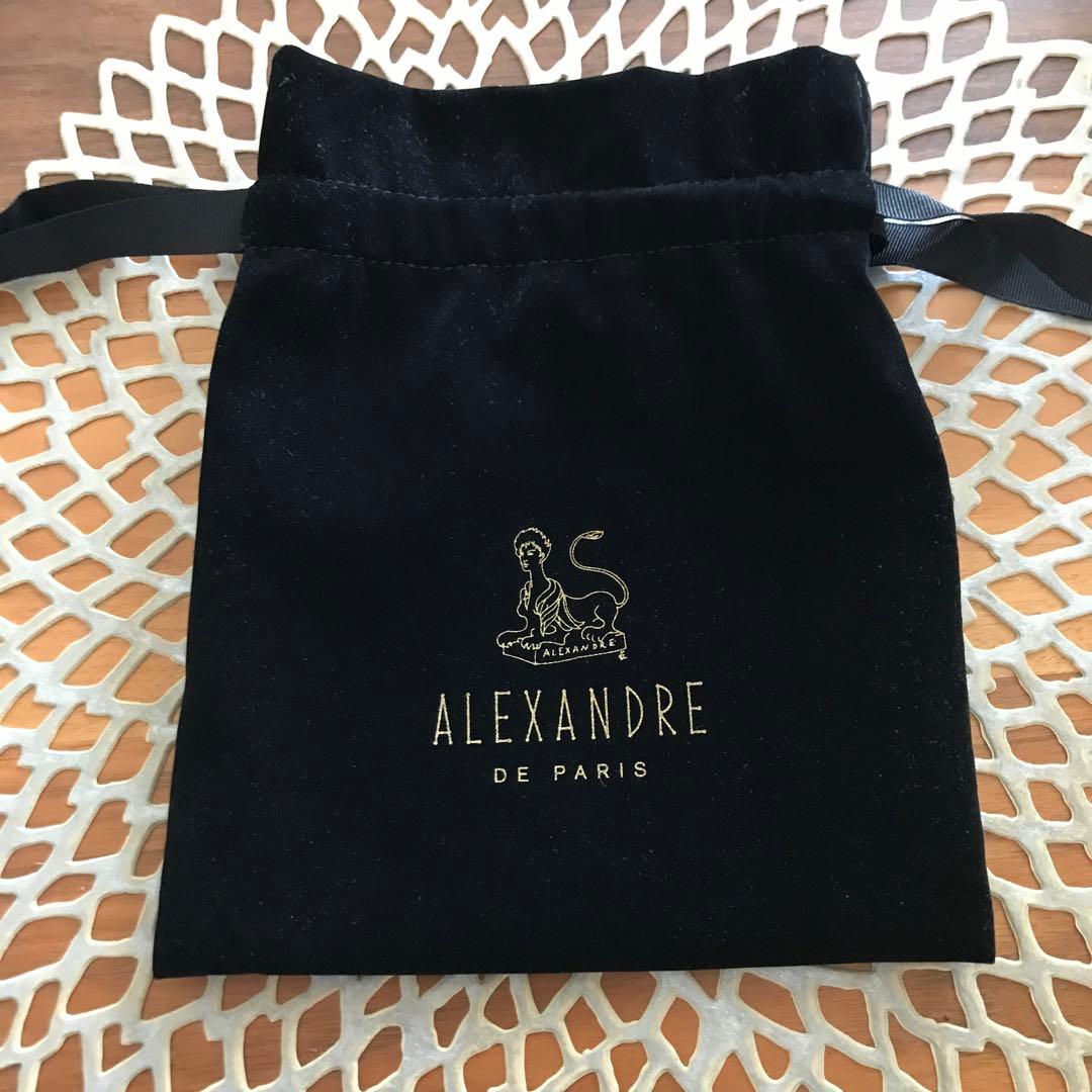 MT様　アレクサンドルドゥパリ黒 リボンシュシュ