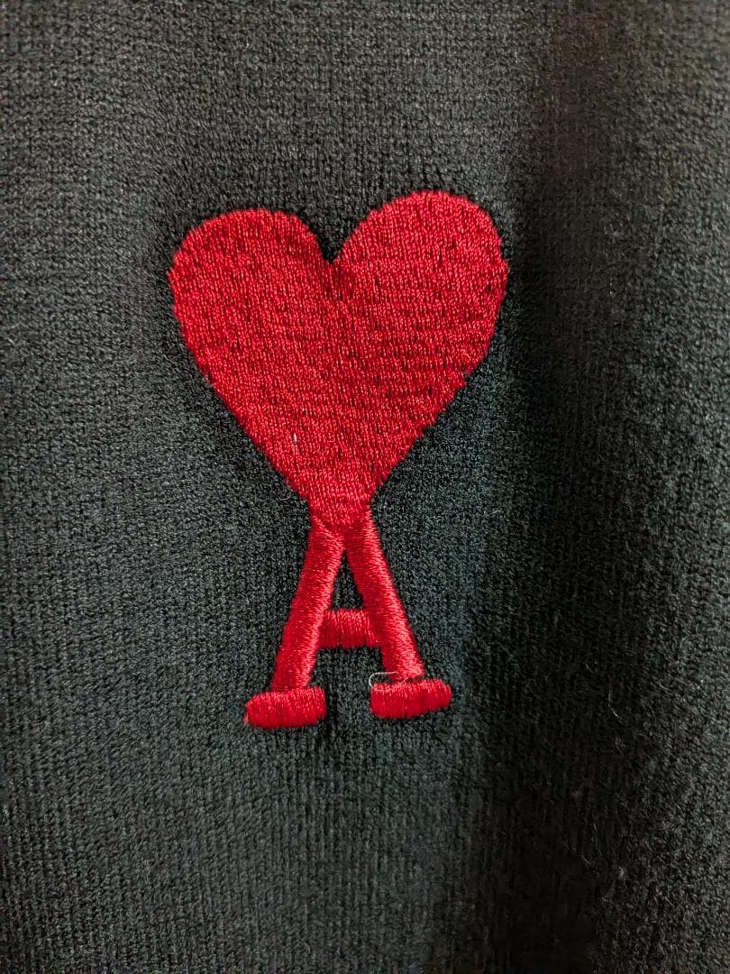 【週末限定価格】ami paris アミパリス ニット 黒