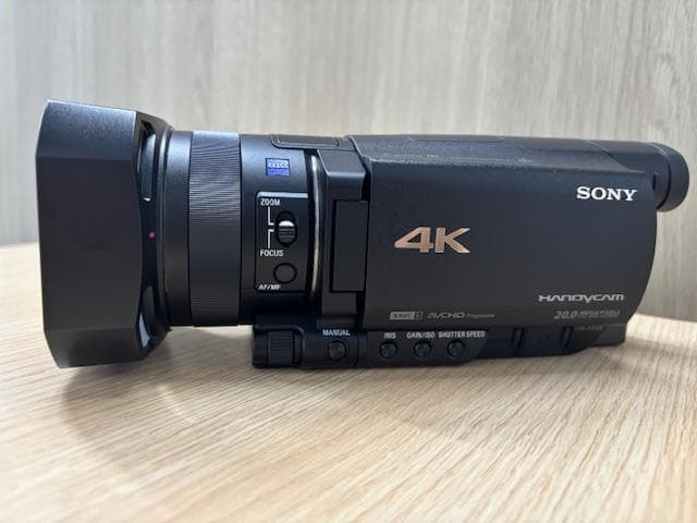 【動作確認済】SONY FDR-AX100 4K Handycam ビデオカメラ