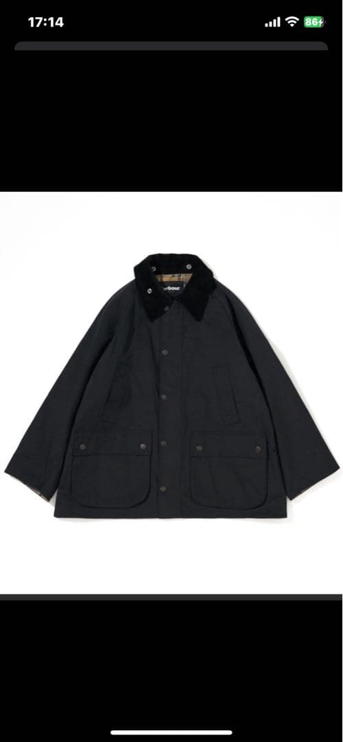 早い者勝ちです！専用無し。Barbour ブラック42