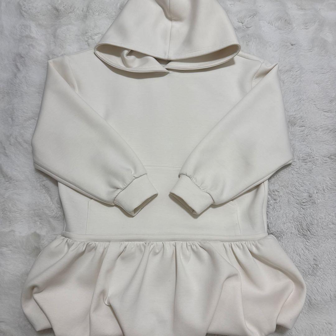 THE TOE Wagner Hoodie Dress アイボリー Sサイズ