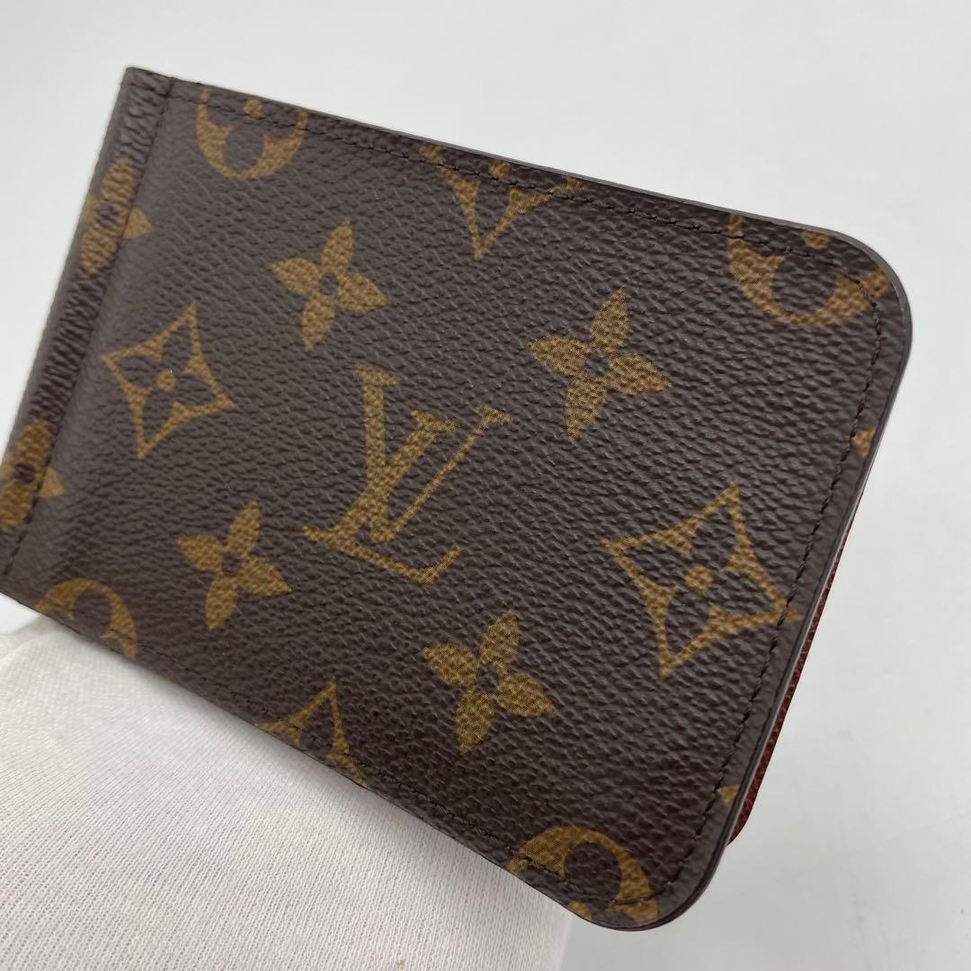 ルイヴィトン マネークリップ　お札入れ　モノグラム　ポルトフォイユパンス