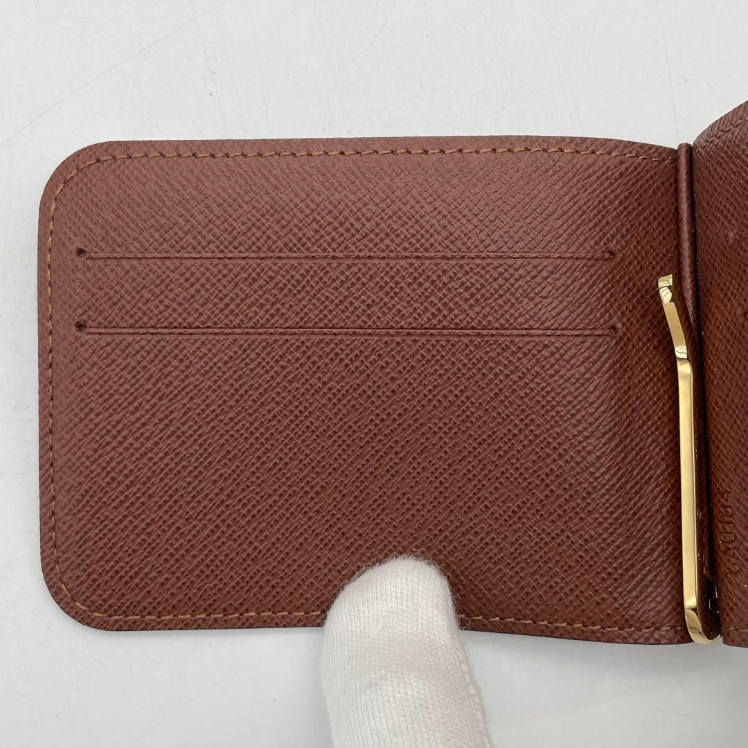 ルイヴィトン マネークリップ　お札入れ　モノグラム　ポルトフォイユパンス