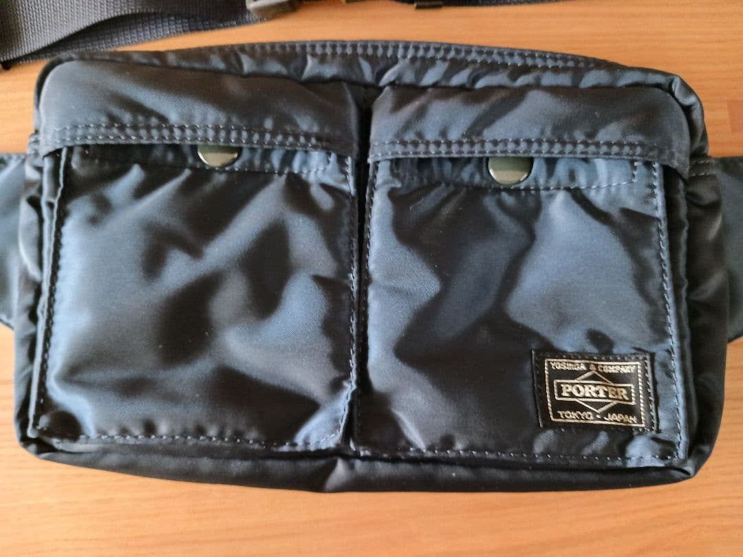 PORTER(ポーター)　 TANKER　WAIST BAG　アイアンブルー