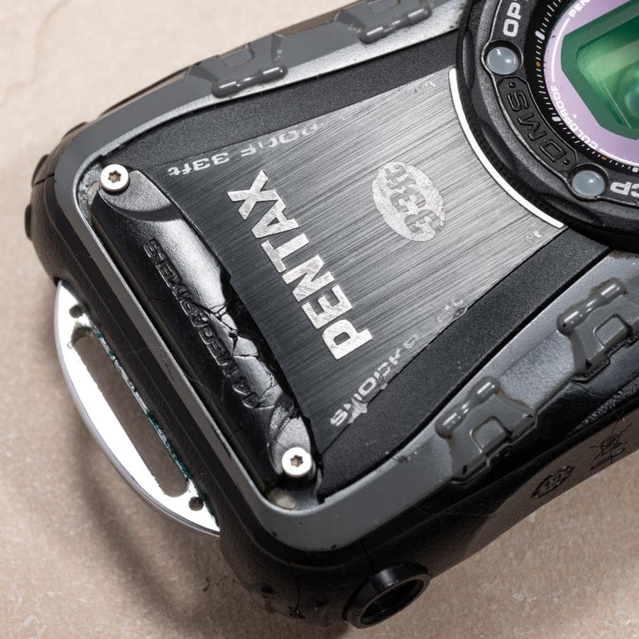 【防水カメラ】PENTAX Optio WG-1 GPS ブラック×グレー