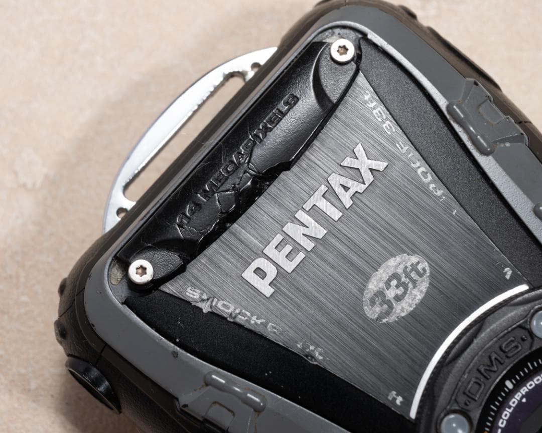 【防水カメラ】PENTAX Optio WG-1 GPS ブラック×グレー