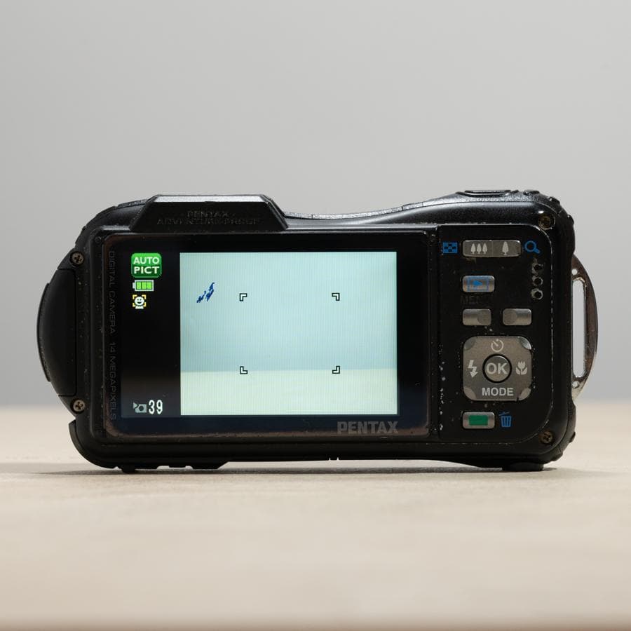 【防水カメラ】PENTAX Optio WG-1 GPS ブラック×グレー