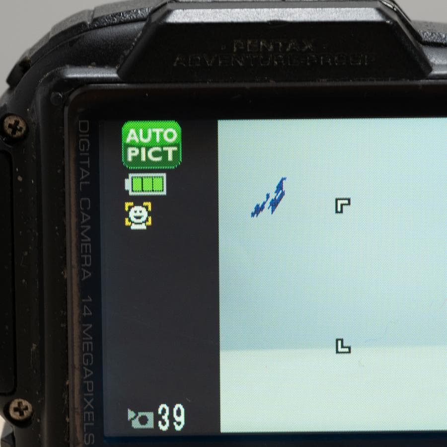 【防水カメラ】PENTAX Optio WG-1 GPS ブラック×グレー