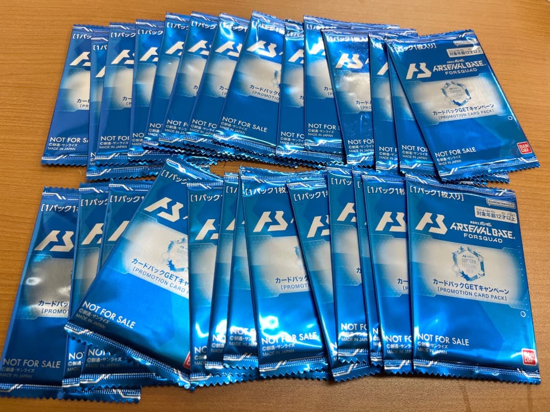 d*3様 アーセナルベース ガンダム プロモーション 28パック まとめ ID