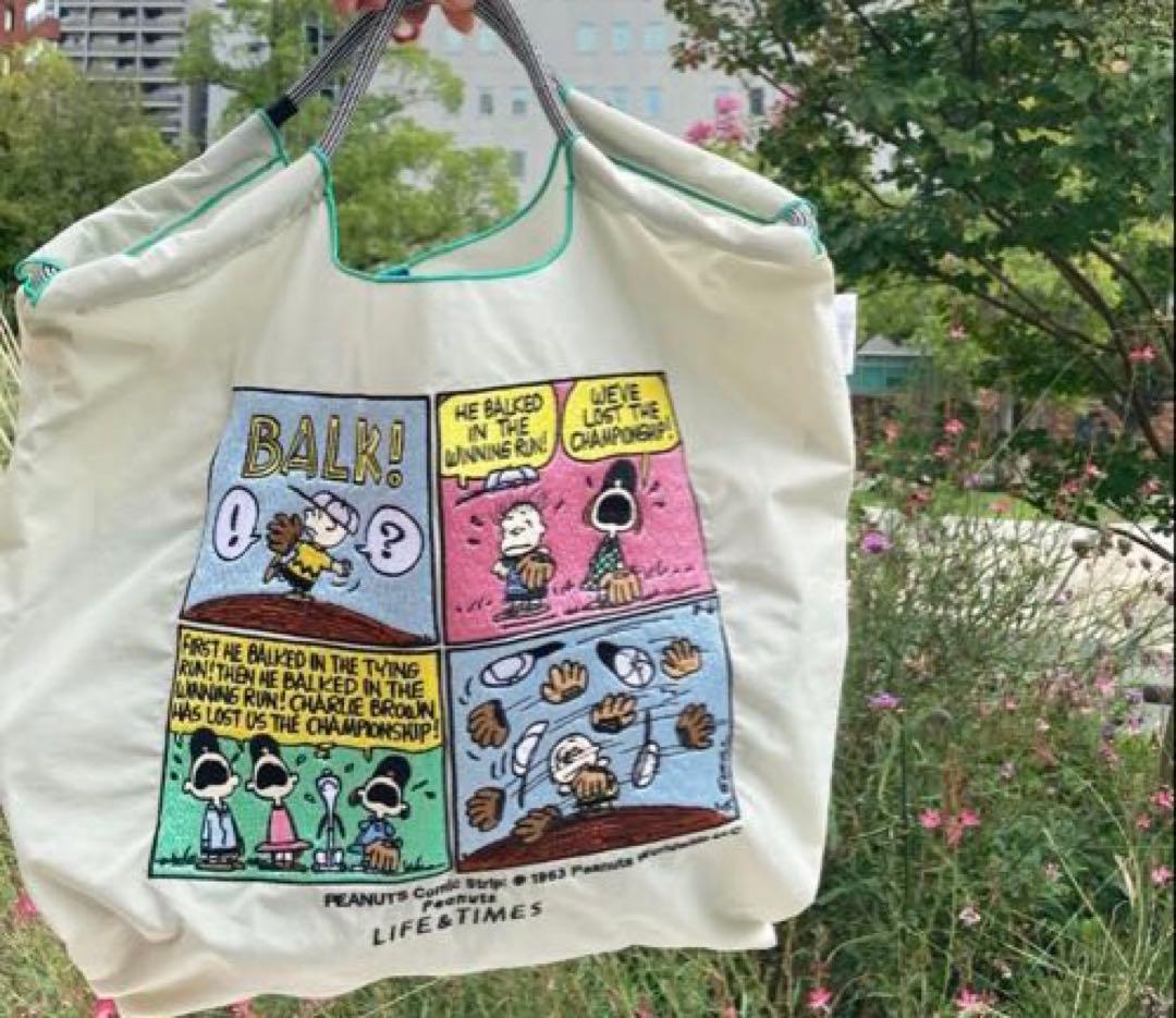 ボールアンドチェーンBall&Chain スヌーピー 西宮限定 トートバッグM