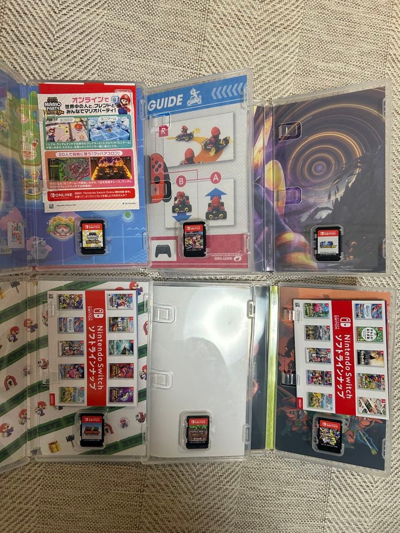 ゆ*ん様 Nintendo Switch ネオンブルー・レッド 本体　ソフト6本