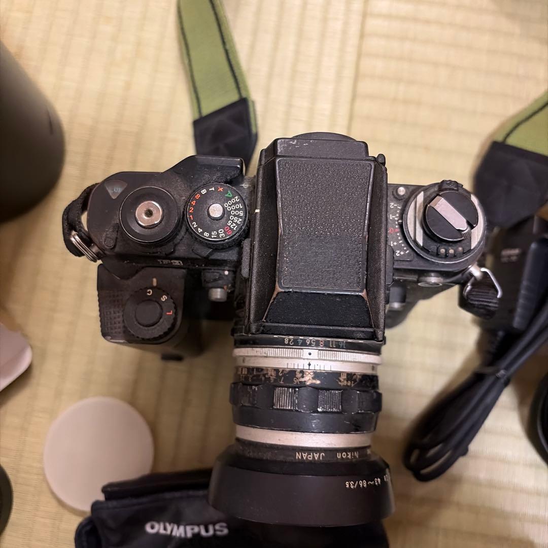 Nikon F50 & Olympus ZUIKO フィルムカメラセット　カメラ