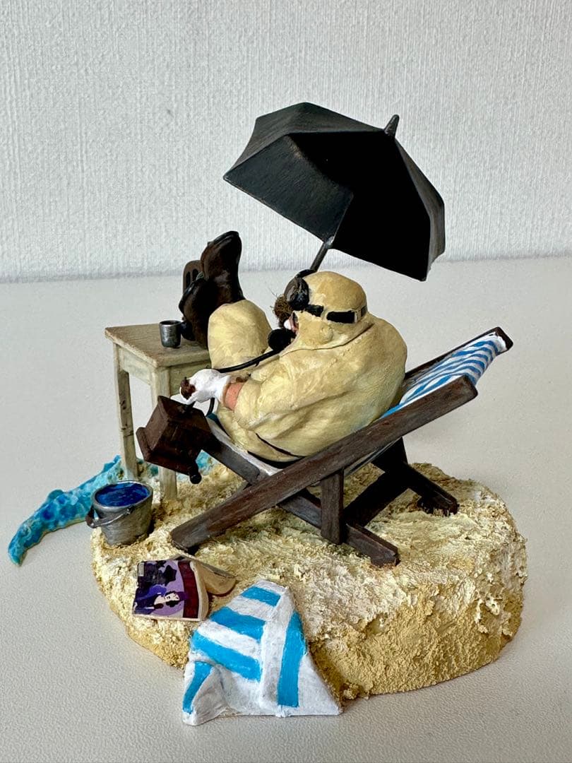 FineMolds 海洋堂　紅の豚　アジトのポルコ塗装完成品