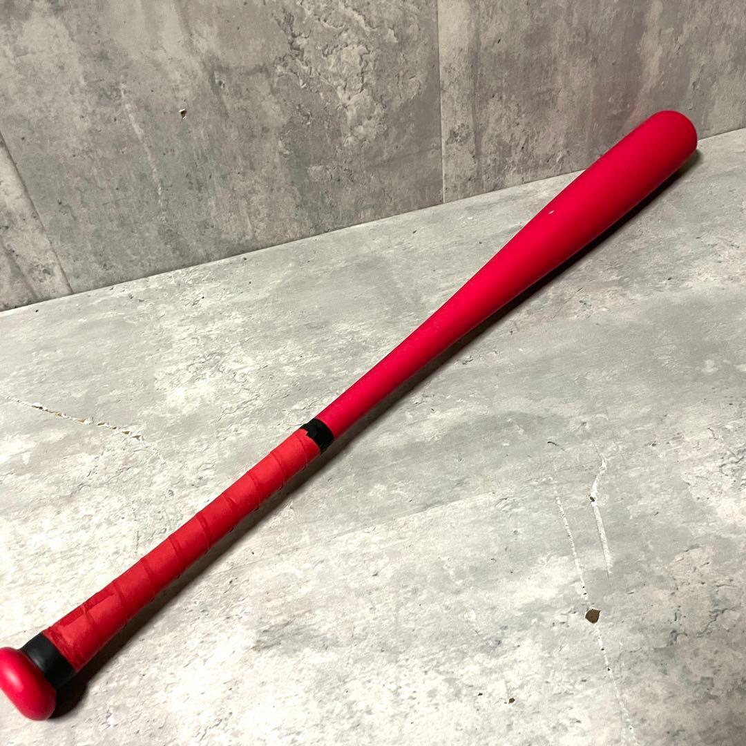 希少 アシックス ビッグフライング 軟式少年 バット 大谷翔平 レッド 78cm
